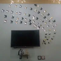 تزیینی عید|ریسه و چراغ تزئینی|یزد, |دیوار