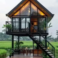 ساخت سوئیسی.چوبی.مدرن.فلت.اسکاتلندی