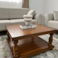 میزجلو مبلی چوبی و عسلی