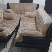 مبلمان ۸ نفره همراه با میز عسلی|مبلمان خانگی و میز عسلی|رشت, سلیمانداراب|دیوار