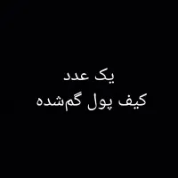 یک عدد کیف پول گمشده