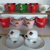 فروش تعدادی لیوان و استکان مارک دار اصلی زیر قیمت|ظروف سرو و پذیرایی|بیجار, |دیوار