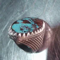 انگشتر فیروزه درجه یک|جواهرات|خرم‌آباد, |دیوار