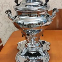 سماور گازی  آکبند برند تابان مدل ویکتوریا ده لیتری