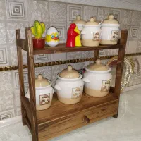 استند چوبی پاسماوری دوطبقه واسپرسو|صنایع دستی و سایر لوازم تزئینی|مشهد, کوی سیدی|دیوار