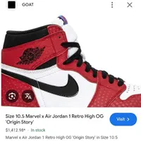 jordan 1 spider-man|کیف، کفش، کمربند|تهران, الهیه|دیوار