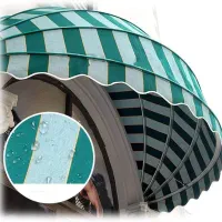 سایبان کافه رستوران دکوراتیو بازویی کالسکه ای چتری