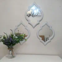 آینه دکوراتیو چوبی