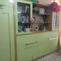 دو تخت کمجا یک‌نفره.ویترین و کتابخانه.در حد نو|تخت و سرویس خواب|تهران, سرتخت|دیوار