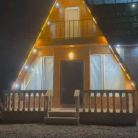 کلبه سوئیسی دوخوابه جکوزی دار رامسر