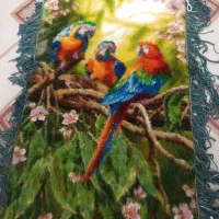 تابلوفرش دستبافت نخ و نقشه تبریز