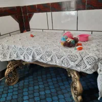 مبل۷نفره و میزشیشه ای|مبلمان خانگی و میز عسلی|نورآباد ممسنی, |دیوار