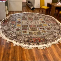 فرش گرد قطر۳ متری برند اعیان تمیز
