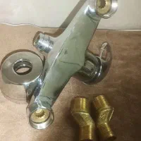 شیرحمام کروم مدل اسپانیایی|لوازم حمام|پرند, فاز ۱|دیوار