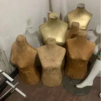 مانکن قدی شلف دیواری چوب کار