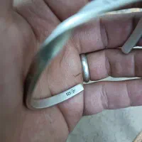 بنگل نقره سندبلاست شده|جواهرات|تهران, شمس‌آباد|دیوار