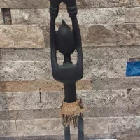 مجسمه زن آفریقایی|مجسمه، تندیس، ماکت|تهران, سازمان برنامه جنوبی|دیوار