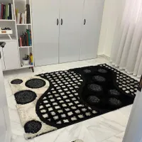 فرش پرز بلند با پادری