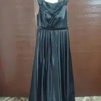 لباس مجلسی ساتن مشکی