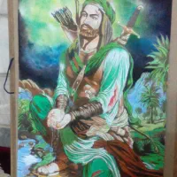 نقاشی مداد رنگ