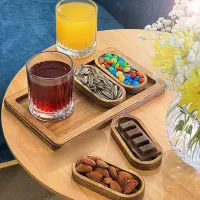 خرما خوری با سینی 4 عددی