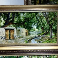 تابلو فرش باغ گردو سایز بزرگ بااقساط ۳ماهه|تابلو فرش|تهران, علم و صنعت|دیوار