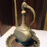 آفتابه لگن مسی قاجاری