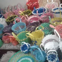 زنبیل دست بافت قابل شستشو