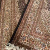 فرش دستبافت سرمه ایی رنگ ۱۲ متر ۳در۴ چهل رج ماهی|فرش|ارومیه, |دیوار