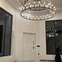 لوستر رینگی گرد|لوستر و چراغ آویز|چهاردانگه (تهران), |دیوار