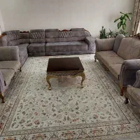 مبلمان ۷ نفره + ناهارخوری۷ نفره + روکش مخمل|مبلمان خانگی و میز عسلی|اصفهان, جوزدان الیادران|دیوار
