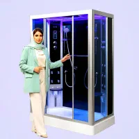 وان جکوزی مینیمال اصفهانی کابین دوش سونا بخار خشک