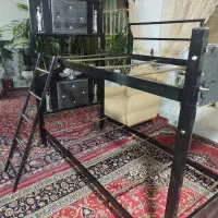 تخت خواب دوطبقه فلزی|تخت و سرویس خواب|مشهد, گرجی علیا|دیوار