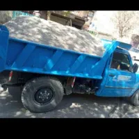 حمل نخاله ناخاله خاکبرداری ماسه شن با نیسان کمپرس