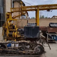 دستگاه حفاری D750 زنجیری سالم و آماده کار