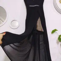 لباس مجلسی مشکی رنگ|لباس|تنکمان, |دیوار