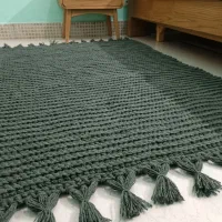 گلیم فرش درشت بافت مراکشی دست بافت