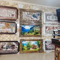 تابلو فرش گل برجسته