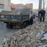 نخاله.شن.سیمان.اساس ویاهرباری باخاوراتاق بزرگ لبه