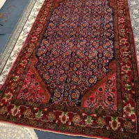 دوعدد فرش دست بافت با نخ گوسفند