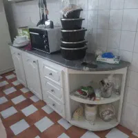 کابینت فلزی باسینک وآب چکان وسنگهای روی کابینت|مصالح و تجهیزات ساختمان|ارومیه, |دیوار