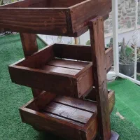 جا سیب زمینی و پیاز چوبی