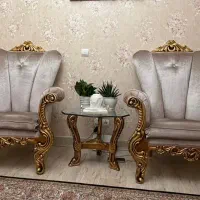 مبل تکی دو نفره همراه با میز