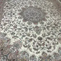 فرش نگین مشهد + پشتی دستبافت