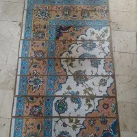 دار قالی نیمه بافت چله ابریشم قالیچه و تابلو فرش|فرش|مشهد, کوشش|دیوار