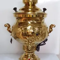 سماوربرنجی ورق ضخیم اصل باگارانتی ۲سال شرکتی|سماور، چای‌ساز، قهوه‌ساز|بروجرد, |دیوار