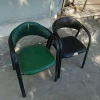 صندلی مدیریت صندلی انتظار اداری فلزی صندلی ۲ عدد