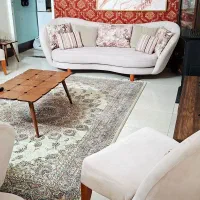 مبلمان راحتی ۸ نفره با میز ناهارخوری ۶ نفره