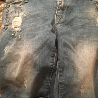 شلوارک‌اورپایی فول نگین زاپدار