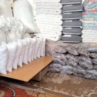 تشک یک نفره و بالشت اماده و سفارش دوخت|رختخواب، بالش، پتو|قم, شهدا|دیوار